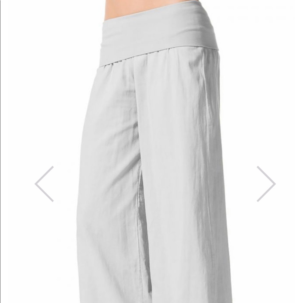 HardTails White Linen Pants